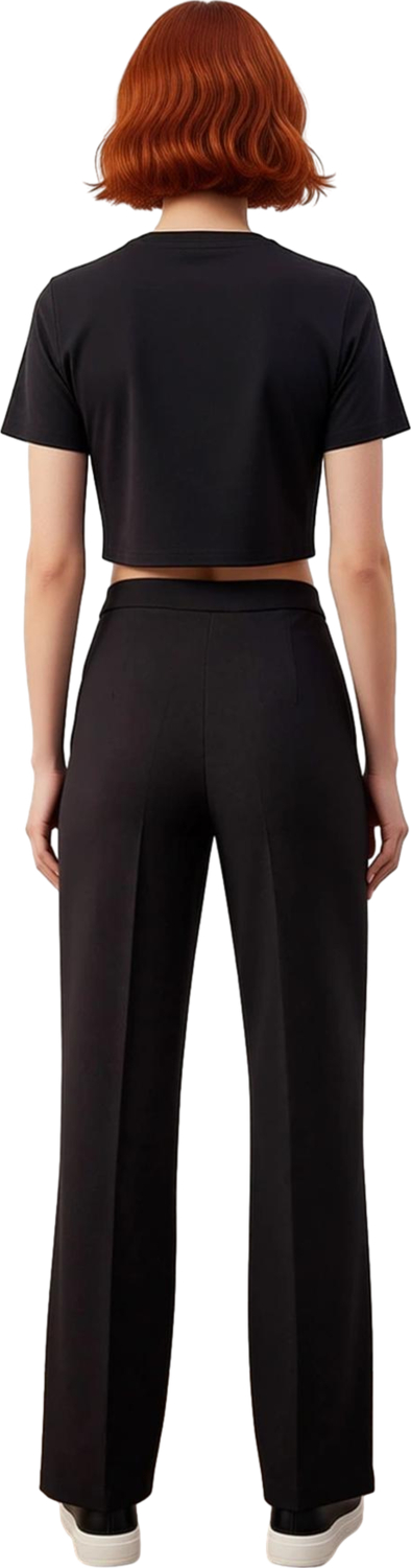 Kadın Wide Leg Dokuma Kışlık Pantolon Fonksiyonel Dayanıklı Kaliteli Konforlu Estetik Spor