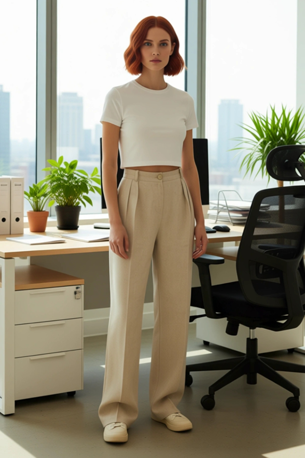 Kadın Nervürlü Wide Leg Pantolon Fonksiyonel Dayanıklı Kaliteli Konforlu Estetik Premium Şık