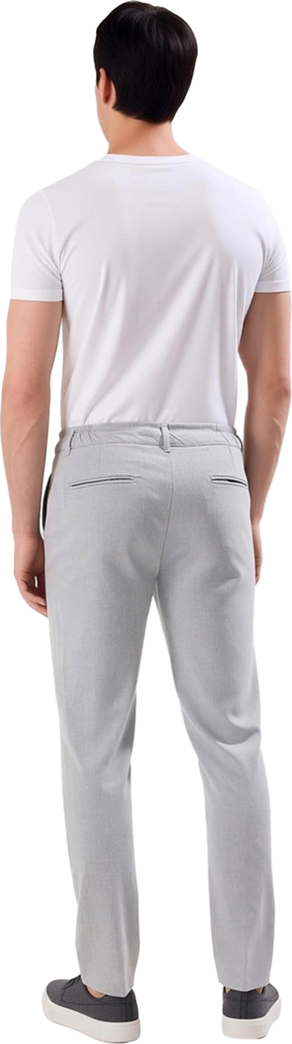 Kadın İçin Slim Fit Kumaş Dokuma Pantolon Beli Bağlama Detaylı Açık Fonksiyonel Dayanıklı Şık
