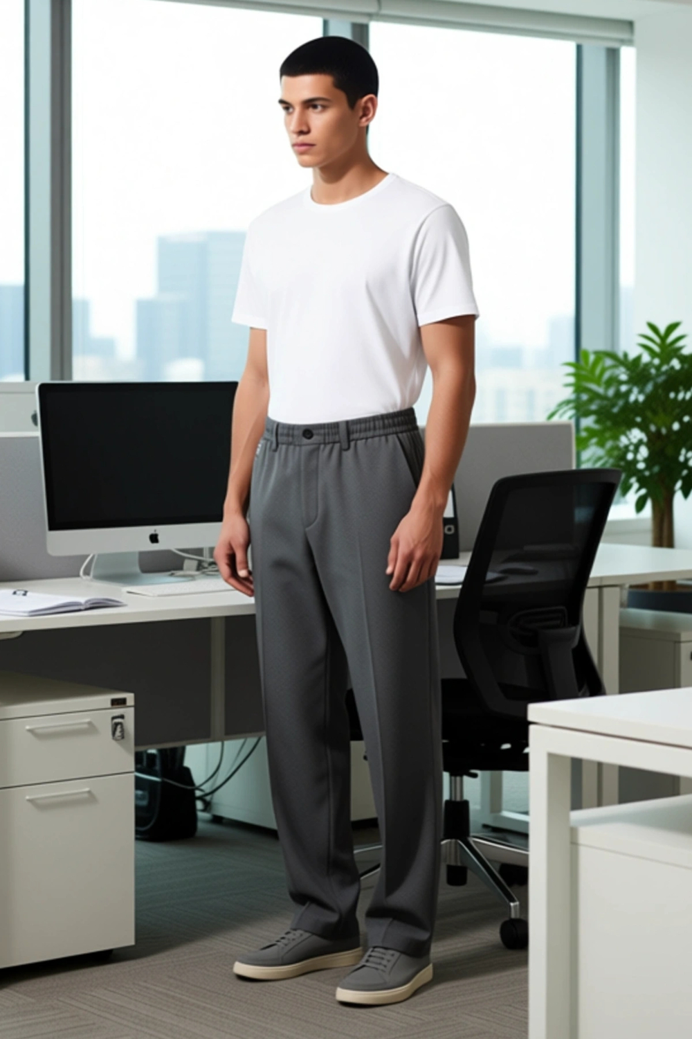 Erkek Casual Wide Leg Pantolon; Regular Boy Renk Nefes Alan Kumaş Yaz Aylarının Vazgeçilmezi