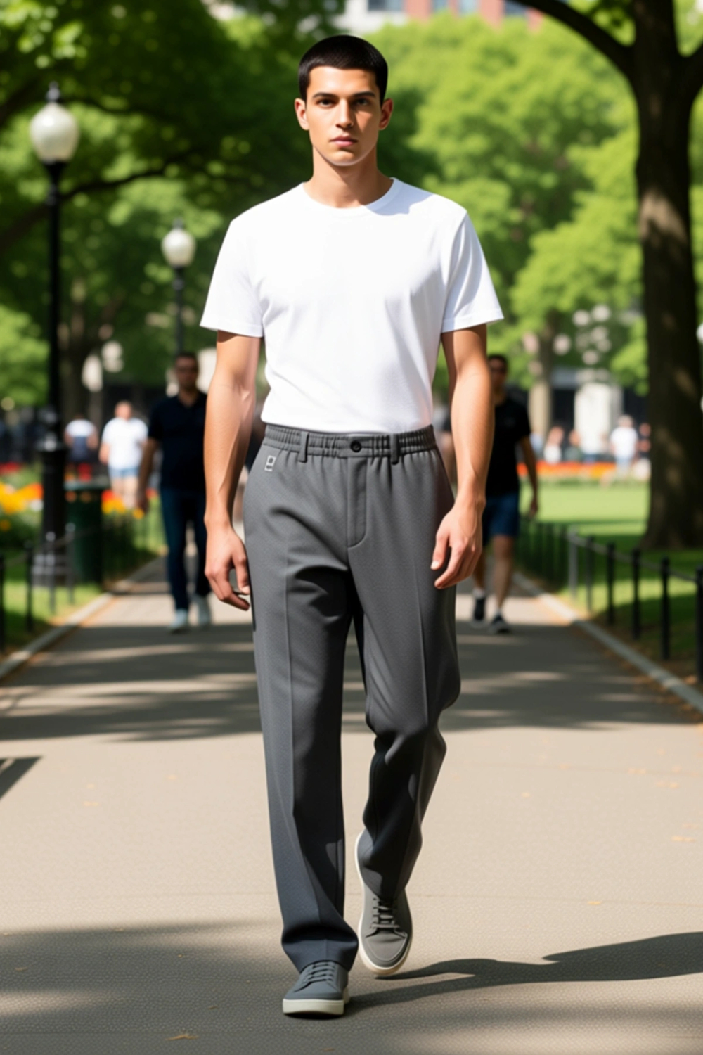 Erkek Casual Wide Leg Pantolon; Regular Boy Renk Nefes Alan Kumaş Yaz Aylarının Vazgeçilmezi