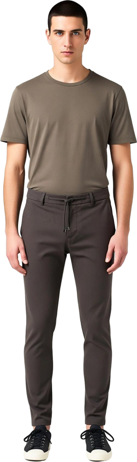 Erkek Koyu Kahve Düz Dokulu Regular Fit Pantolon Fonksiyonel Dayanıklı Kaliteli Konforlu Şık