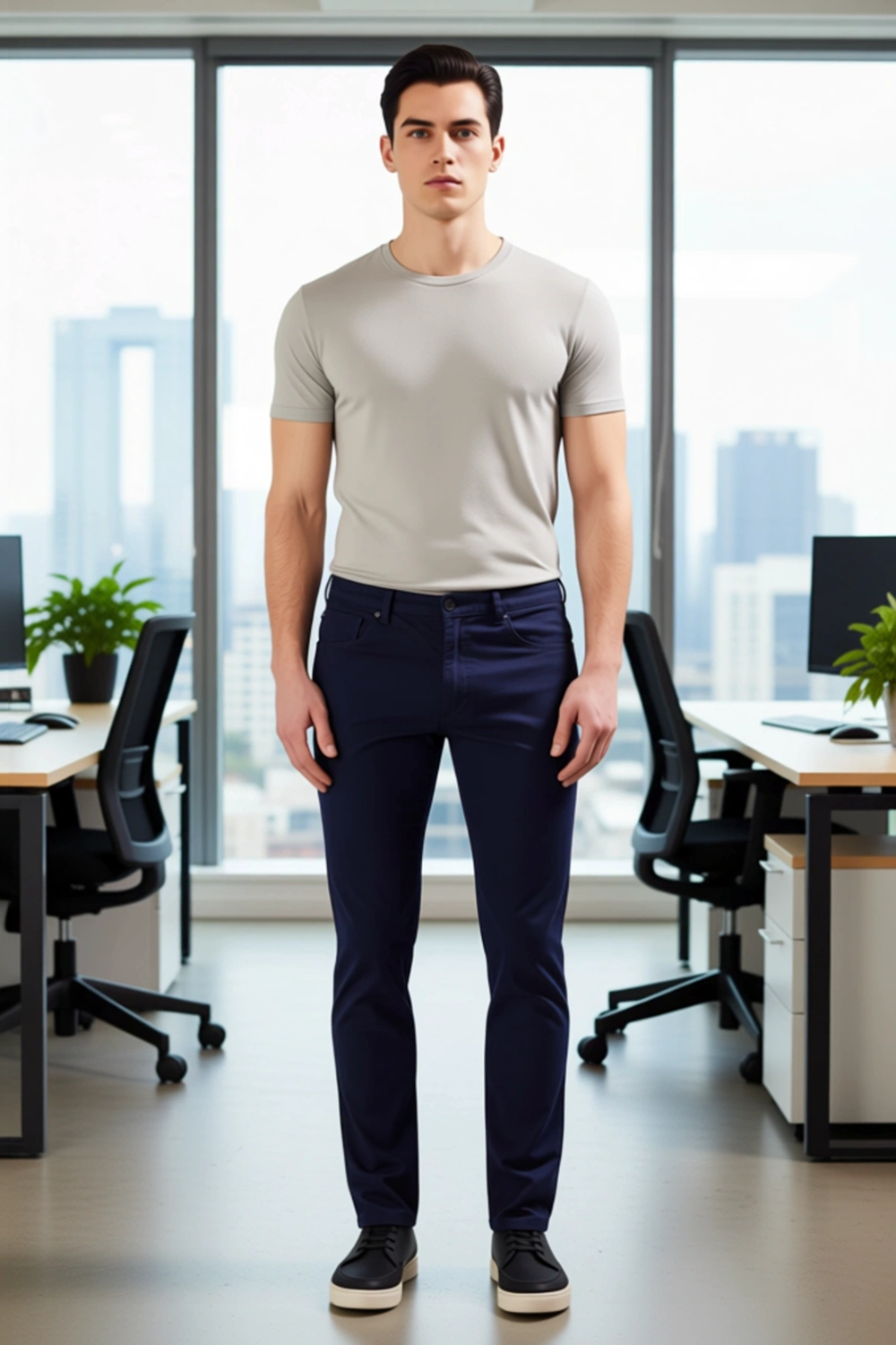 Erkek Esnek Gabardin Slim Pantolon Fonksiyonel Dayanıklı Kaliteli Konforlu Estetik Premium
