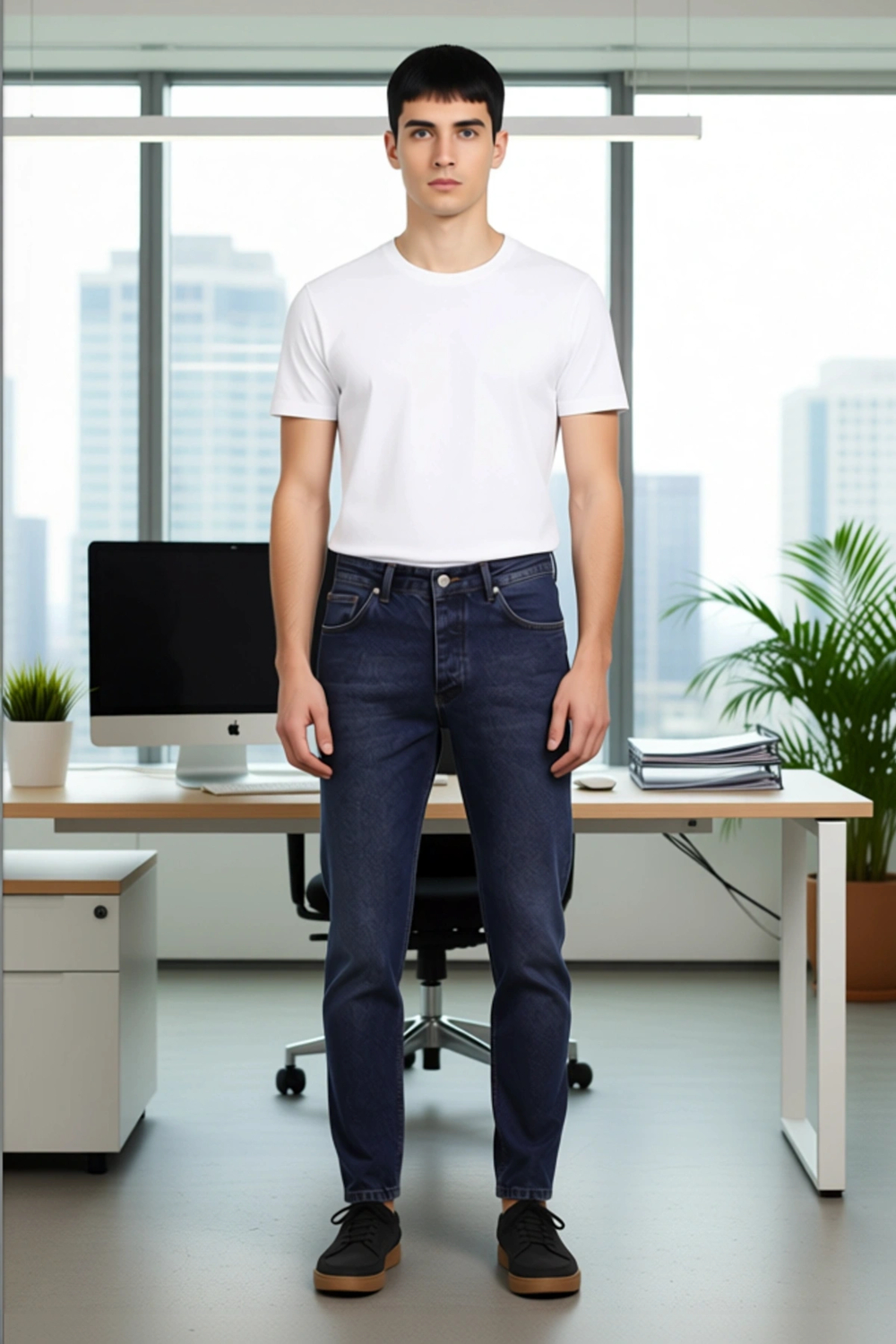 Erkek Cool & Comfort Denim Pantolon Boyfriend Kesim Fonksiyonel Dayanıklı Kaliteli Estetik