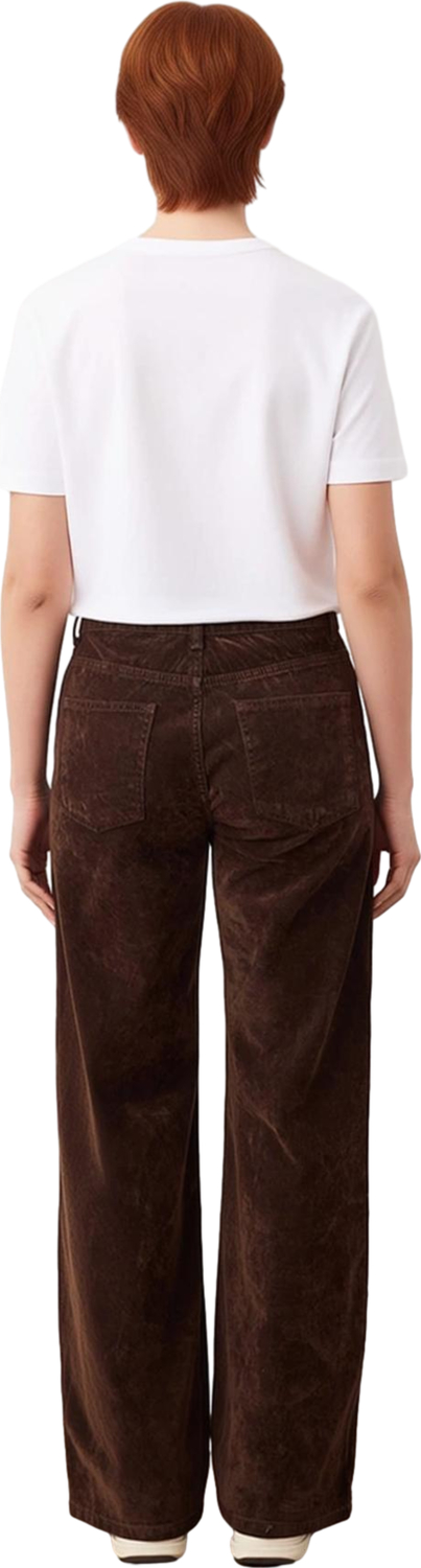 Kadın Kord Süet Kesim Wide Leg Pantolon Fonksiyonel Dayanıklı Kaliteli Konforlu Estetik Şık