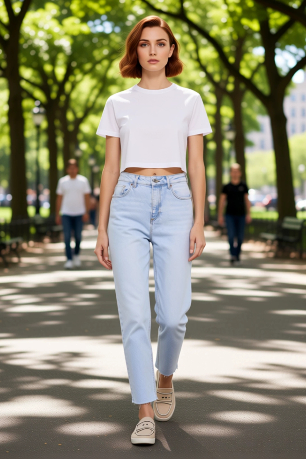 Kadın Açık Yüksek Bel Slim Fit Jean Pantolon Fonksiyonel Dayanıklı Kaliteli Konforlu Rahat