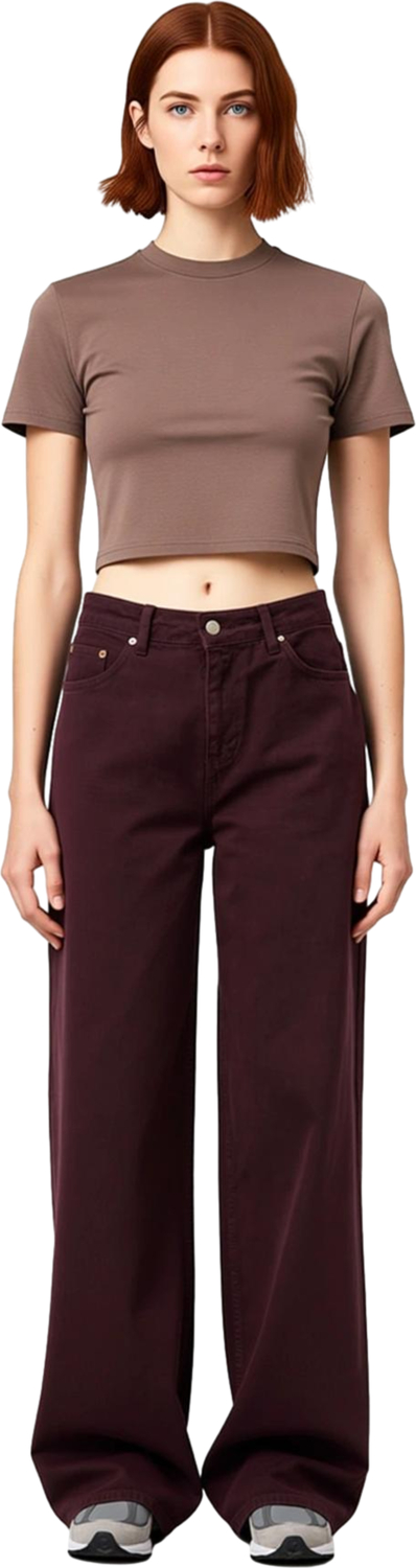 Kadın Baggy Fit Denim Pantolon Normal Bel Fonksiyonel Dayanıklı Kaliteli Konforlu Estetik Şık