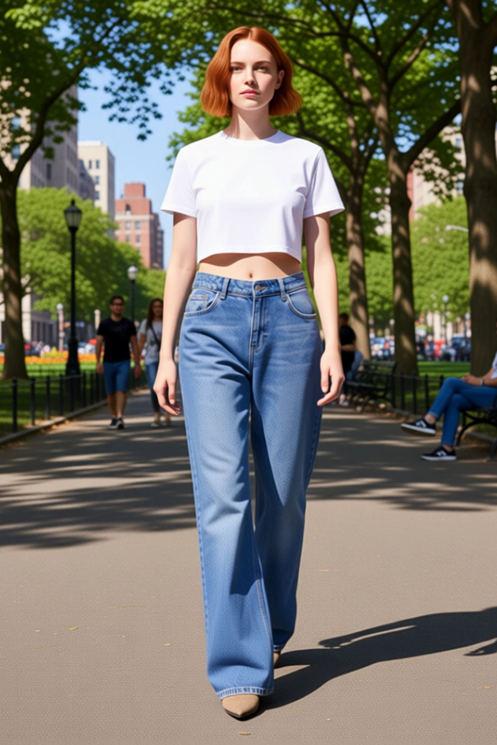 Kadın Wide Leg Denim Pantolon Rejeneratif Pamuk Fonksiyonel Dayanıklı Kaliteli Konforlu Şık