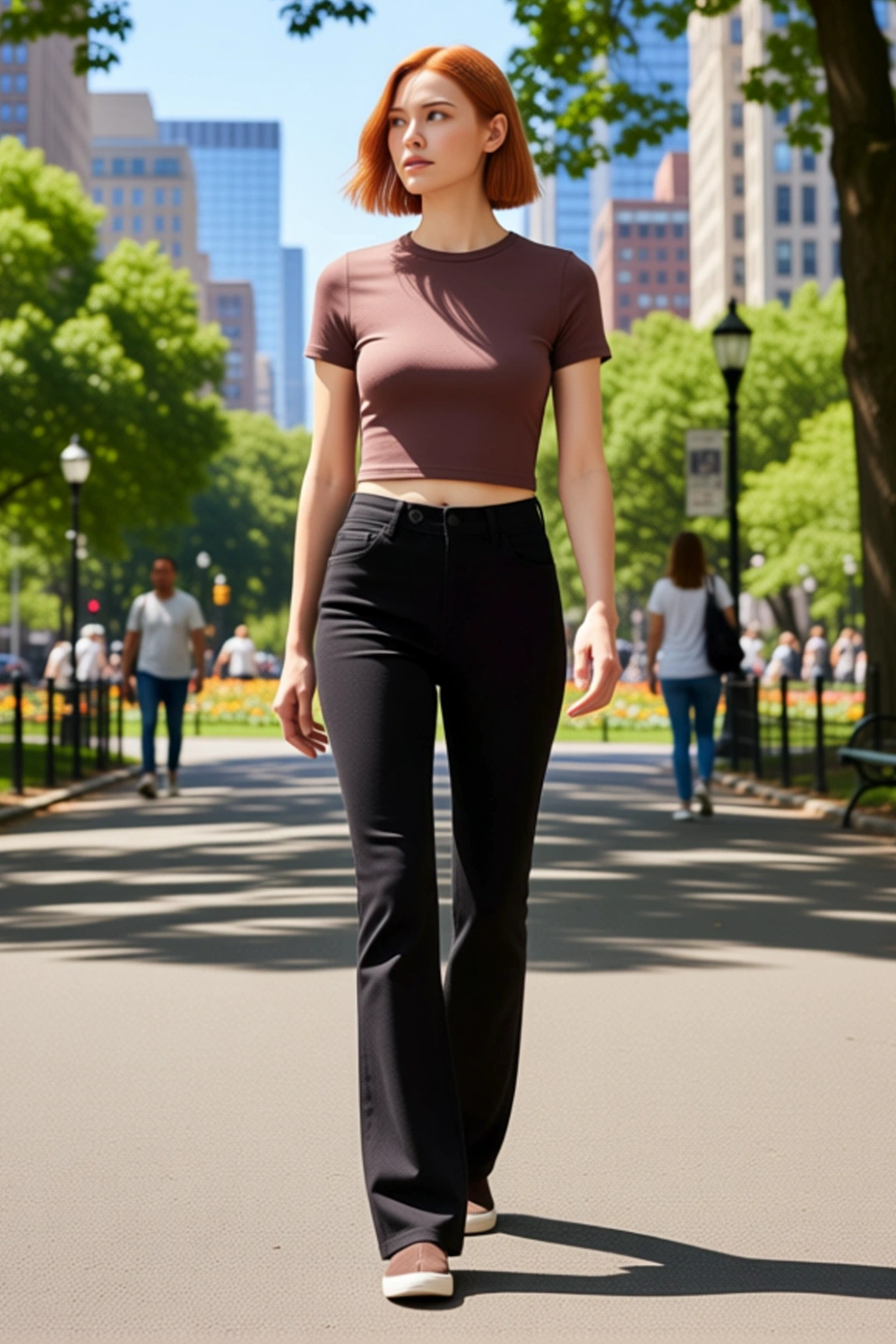 Kadın Comfort Fit Flare Jean Pantolon Fonksiyonel Dayanıklı Kaliteli Konforlu Estetik Spor