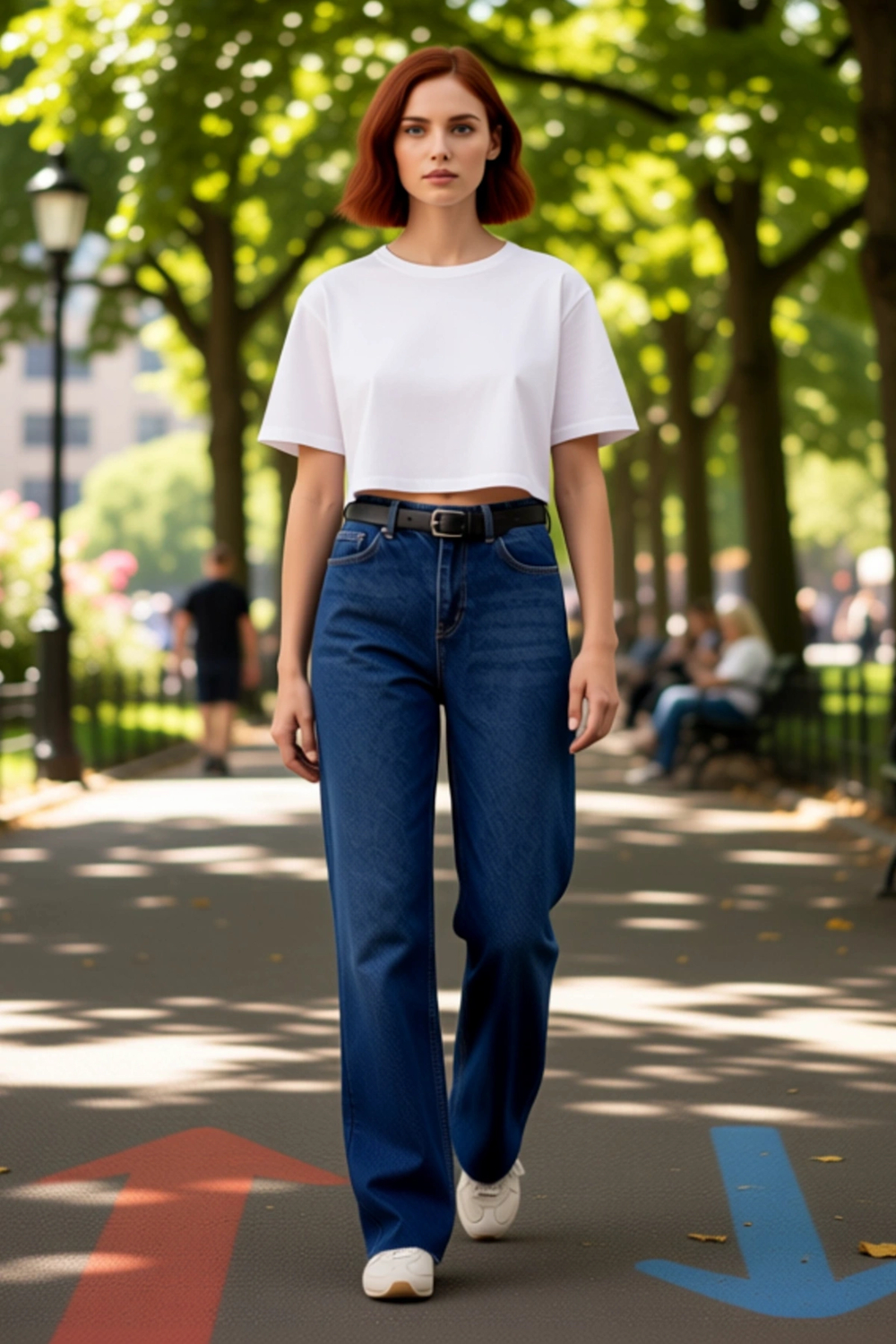 Kadın Yüksek Bel Wide Leg Denim Pantolon Fonksiyonel Dayanıklı Kaliteli Konforlu Estetik Şık