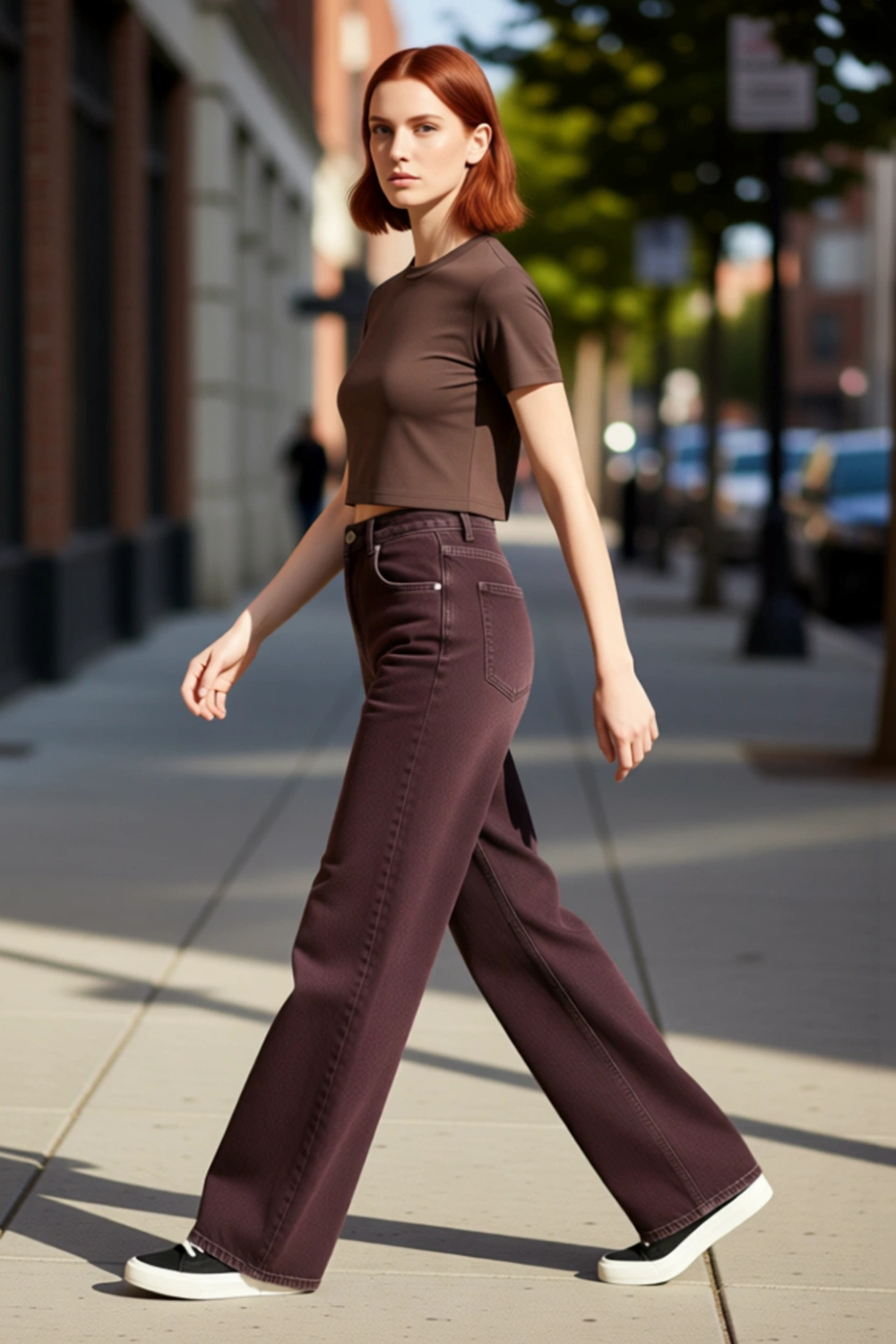 Kadın Wide Leg Denim Pantolon Yüksek Bel Fonksiyonel Dayanıklı Kaliteli Konforlu Estetik Şık