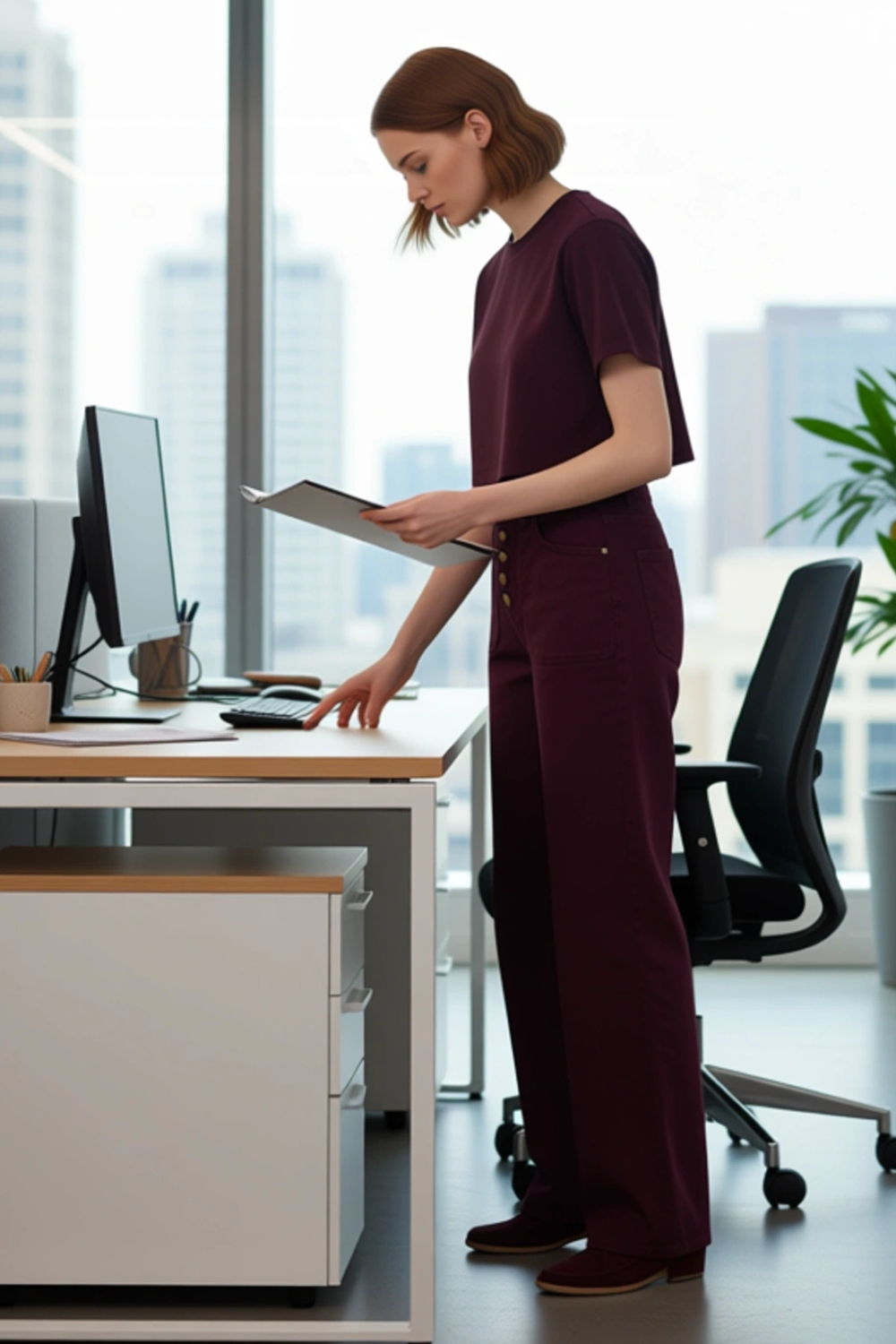 Kadın Wide Leg Comfort Esnek Denim Pantolon Fonksiyonel Dayanıklı Kaliteli Konforlu Modern