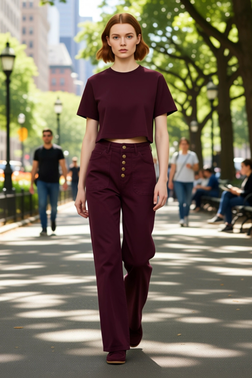 Kadın Wide Leg Comfort Esnek Denim Pantolon Fonksiyonel Dayanıklı Kaliteli Konforlu Modern