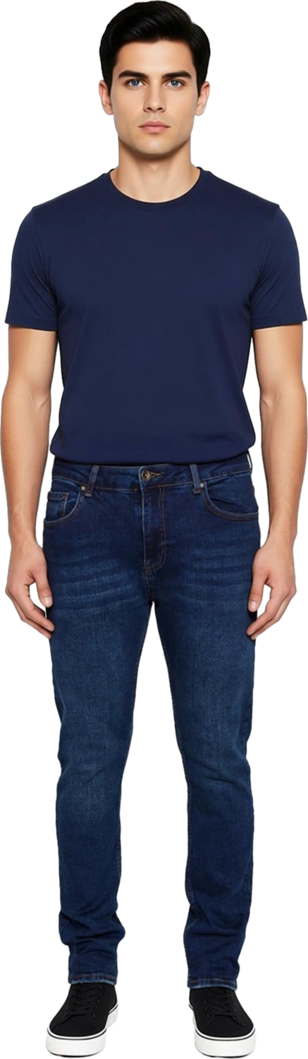 Erkek Slim Fit Esnek Kot Pantolon Casual Tarz Fonksiyonel Dayanıklı Kaliteli Konforlu Spor
