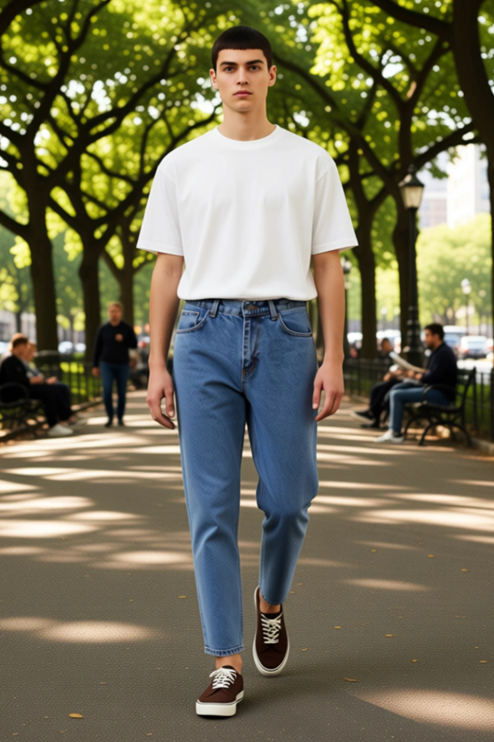 Kadın Denim Relaxed Fit Pantolon Fonksiyonel Dayanıklı Kaliteli Konforlu Estetik Premium Şık