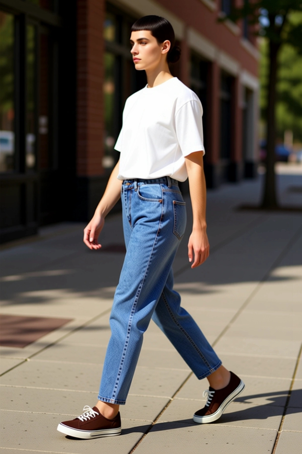 Kadın Denim Relaxed Fit Pantolon Fonksiyonel Dayanıklı Kaliteli Konforlu Estetik Premium Şık