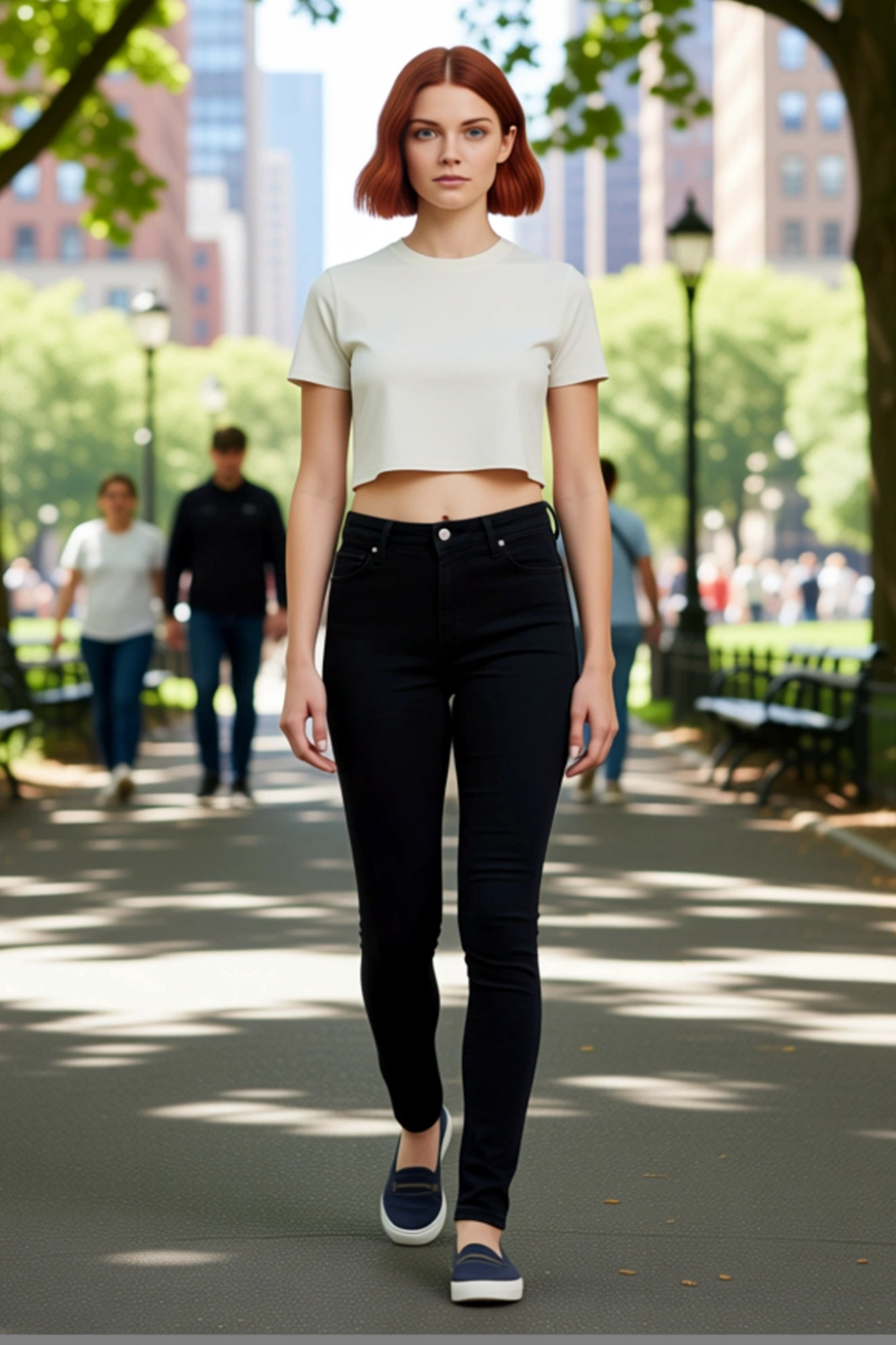 Kadın Yüksek Bel Skinny Fit Denim Pantolon Fonksiyonel Dayanıklı Kaliteli Konforlu Estetik