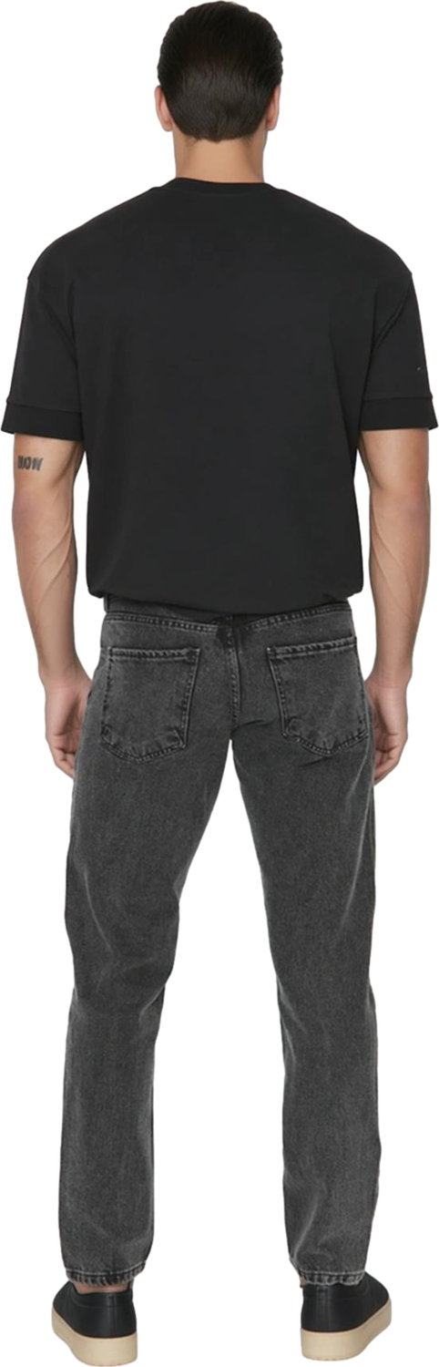 Erkek Relaxed Fit Açık Denim Pantolon Fonksiyonel Dayanıklı Kaliteli Konforlu Estetik Spor