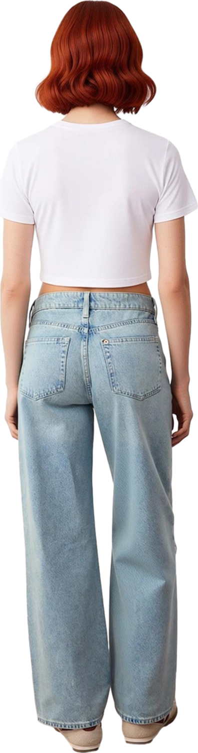 Kadın Açık Yırtık Detaylı Straight Kesim Jean Pantolon Fonksiyonel Dayanıklı Kaliteli Spor