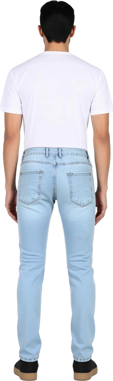 Erkek Açık Comfort Denim Dar Paça Pantolon Fonksiyonel Dayanıklı Kaliteli Konforlu Estetik