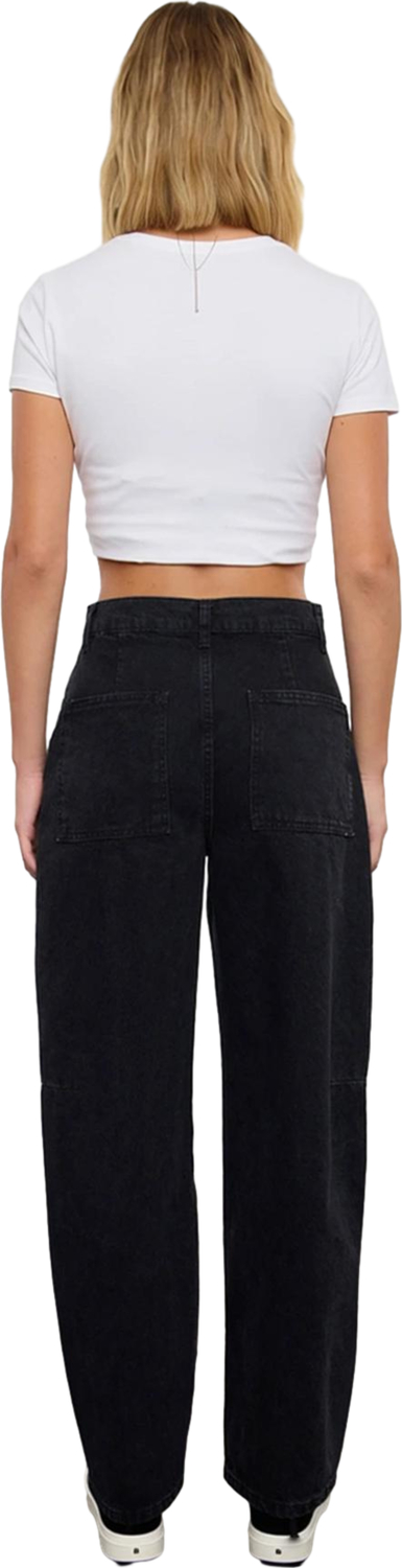 Yüksek Bel Geniş Paça Denim Pantolon Kadın Cool & Comfort Fonksiyonel Dayanıklı Kaliteli Şık