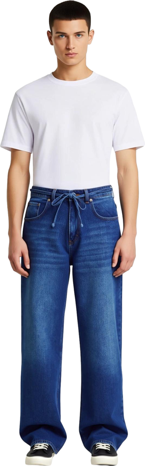 Kadın Bol Kesim Denim Pantolon Fonksiyonel Dayanıklı Kaliteli Konforlu Estetik Premium Şık