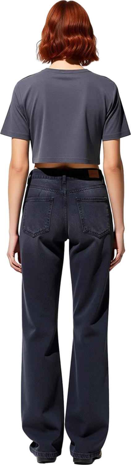 Kadın Wide Leg Denim Pantolon Normal Bel Fonksiyonel Dayanıklı Kaliteli Konforlu Estetik Şık