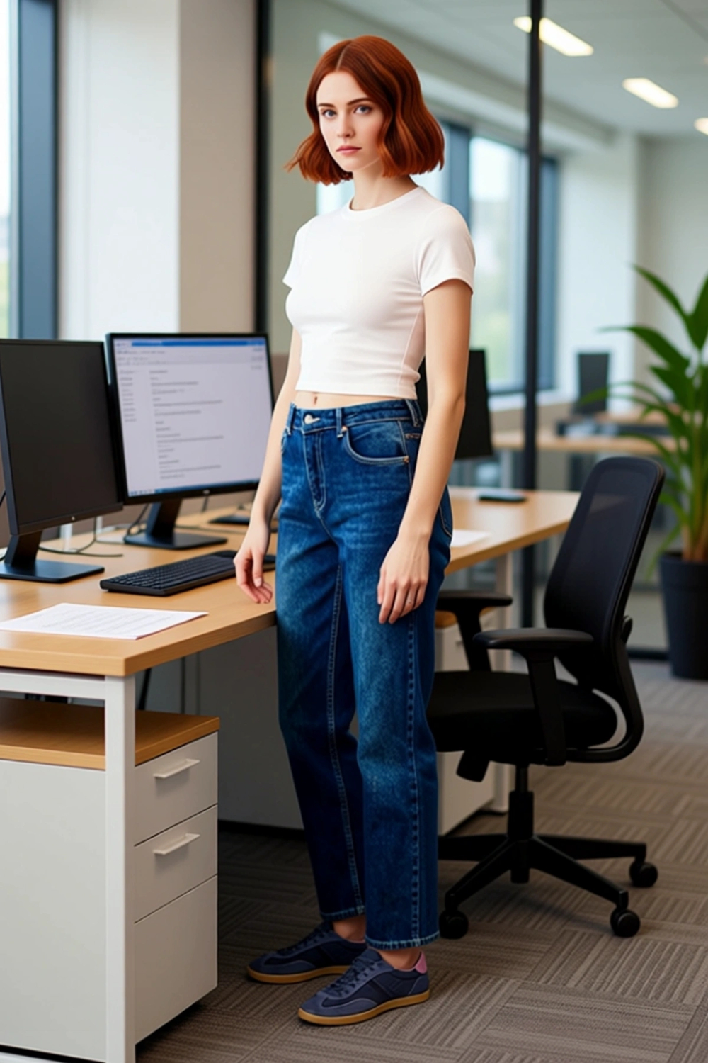 Kadın Yüksek Bel Straight Fit Denim Jean Fonksiyonel Dayanıklı Kaliteli Konforlu Estetik Şık