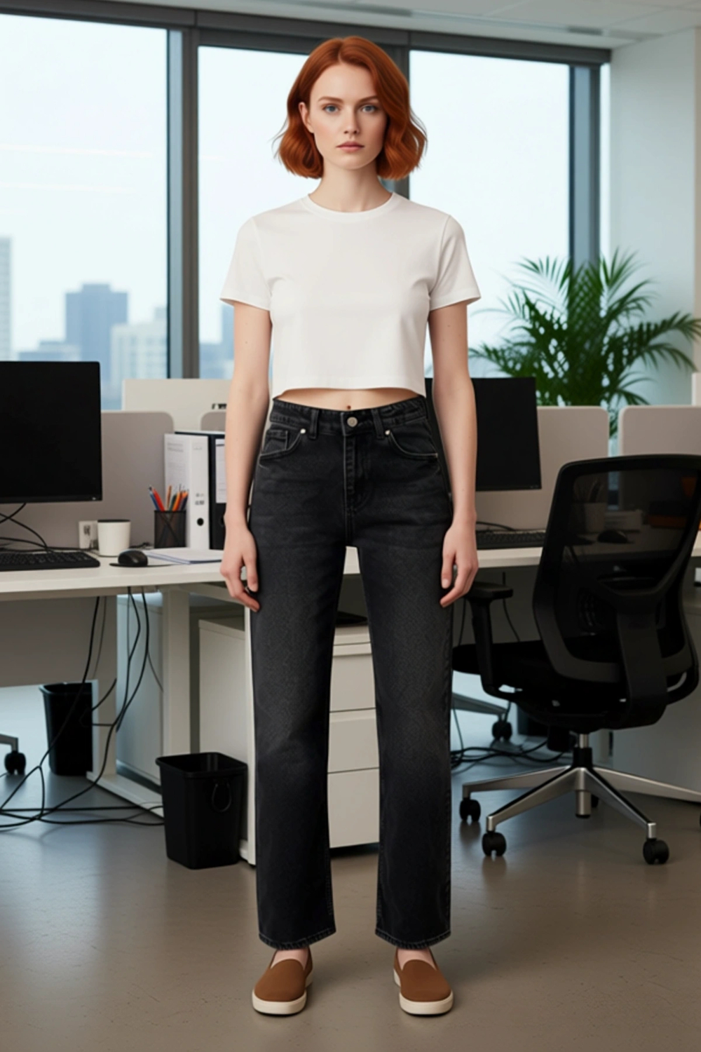 Kadın Wide Leg Denim Pantolon Yüksek Bel Fonksiyonel Dayanıklı Kaliteli Konforlu Estetik Şık