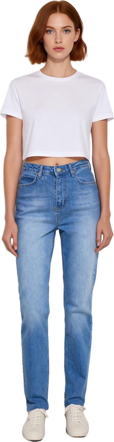Kadın Denim Flare Jean Yüksek Bel 5 Cep Esnek Günlük Ve Şık Kombinler Yaz Aylarının Vazgeçilmezi