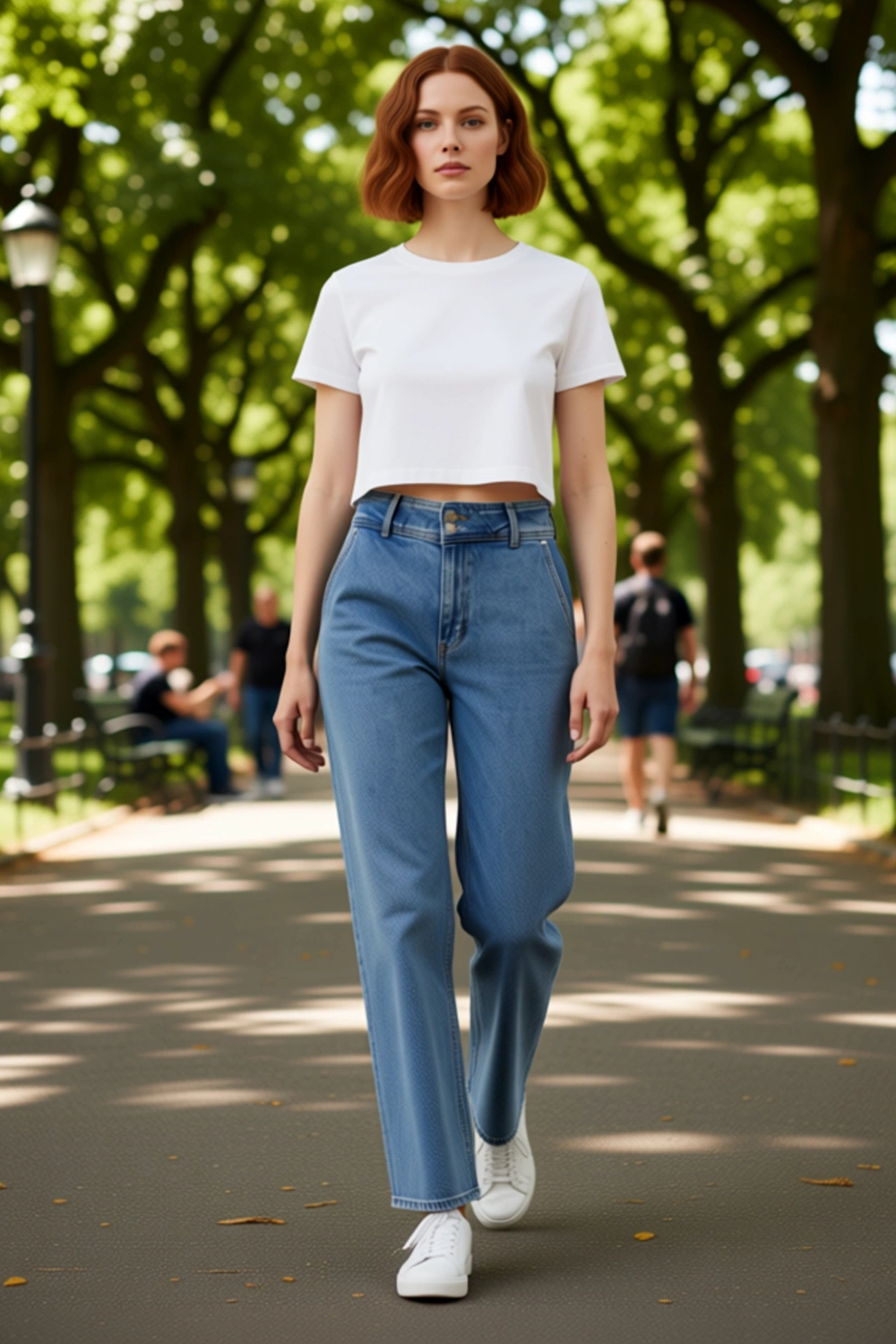 Kadın Comfort Straight Denim Pantolon Yüksek Bel Fonksiyonel Dayanıklı Kaliteli Konforlu Şık