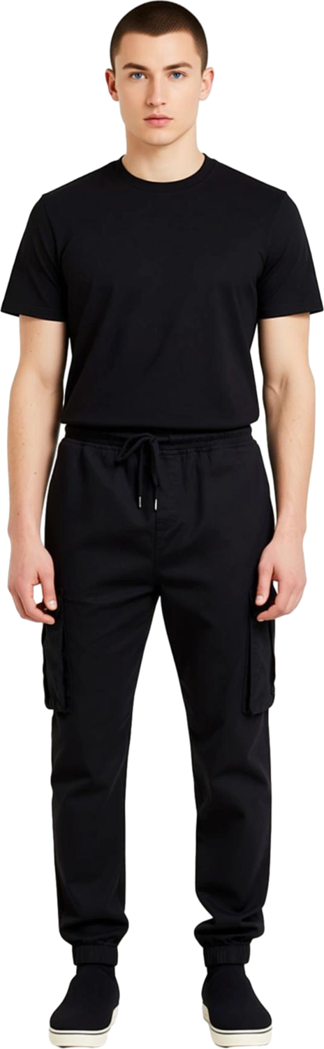Erkek Gabardin Jogger Kargo Cep Detaylı Pantolon Fonksiyonel Dayanıklı Kaliteli Konforlu Şık