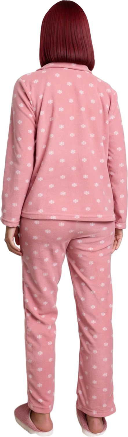 Kadın Kışlık Polar Pijama Takımı Gömlek ve Pantolon Fonksiyonel Dayanıklı Kaliteli Estetik