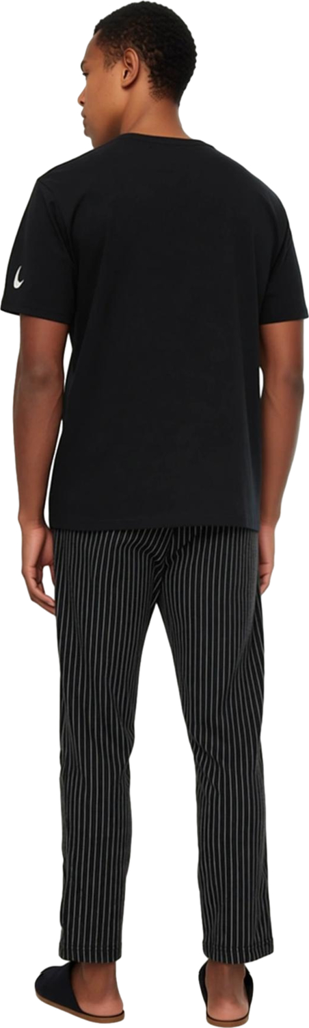 Erkek Baskılı Pijama Takımı Regular Fit Uzun Paça Fonksiyonel Dayanıklı Kaliteli Konforlu Şık
