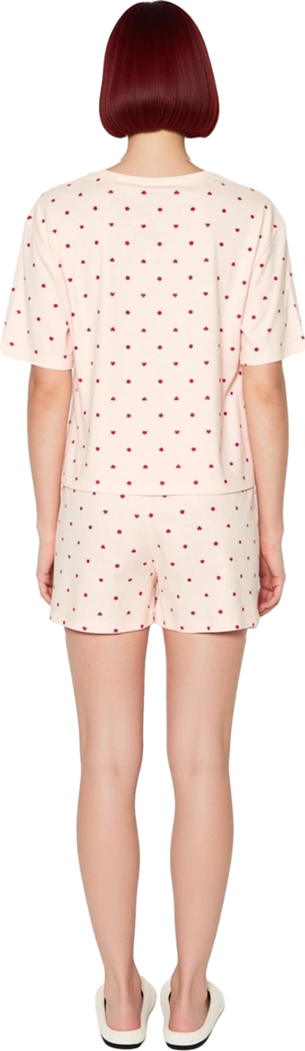 Kadın Açık Kalpli Pijama Seti Fonksiyonel Dayanıklı Kaliteli Konforlu Estetik Premium Spor