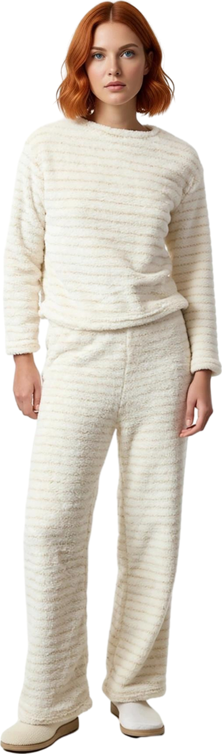 Kadın Lurex Detaylı Wellsoft Pijama Takımı Fonksiyonel Dayanıklı Kaliteli Konforlu Estetik