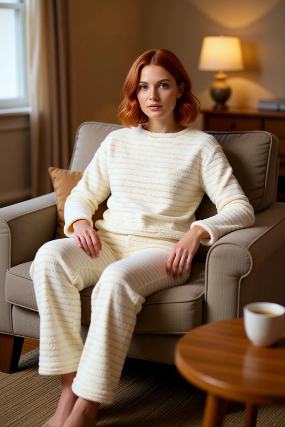 Kadın Lurex Detaylı Wellsoft Pijama Takımı Fonksiyonel Dayanıklı Kaliteli Konforlu Estetik