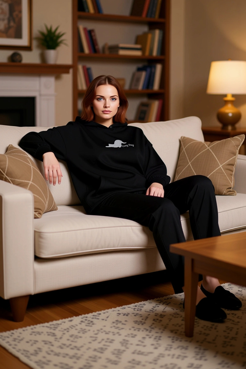 Kadın Kedi Nakışlı Lounge Pijama Takımı Fonksiyonel Dayanıklı Kaliteli Konforlu Estetik Şık