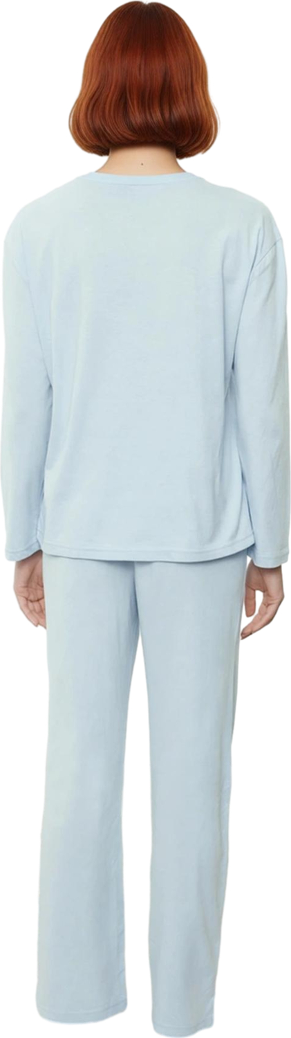 Rahat Kadın Ayıcık Temalı Pijama Takımı Fonksiyonel Dayanıklı Kaliteli Konforlu Estetik Şık