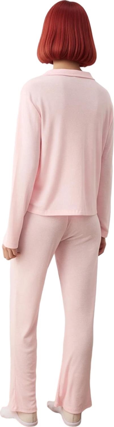 Kadın Kaşkorse Pijama Takımı Kalp Detaylı Fonksiyonel Dayanıklı Kaliteli Konforlu Estetik Şık