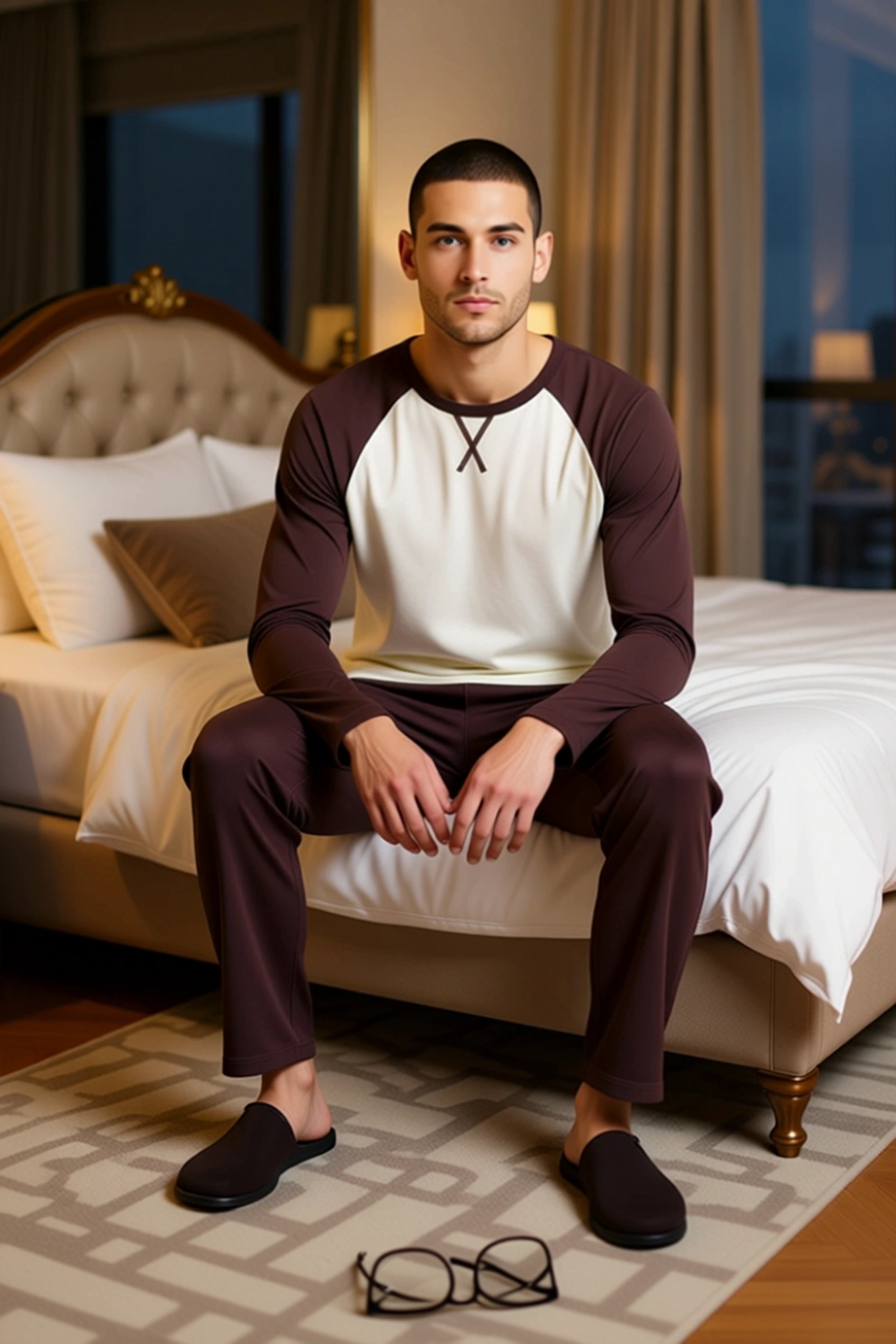 Kadın Bisiklet Yaka Reglan Kol Pijama Takımı Fonksiyonel Dayanıklı Kaliteli Konforlu Rahat