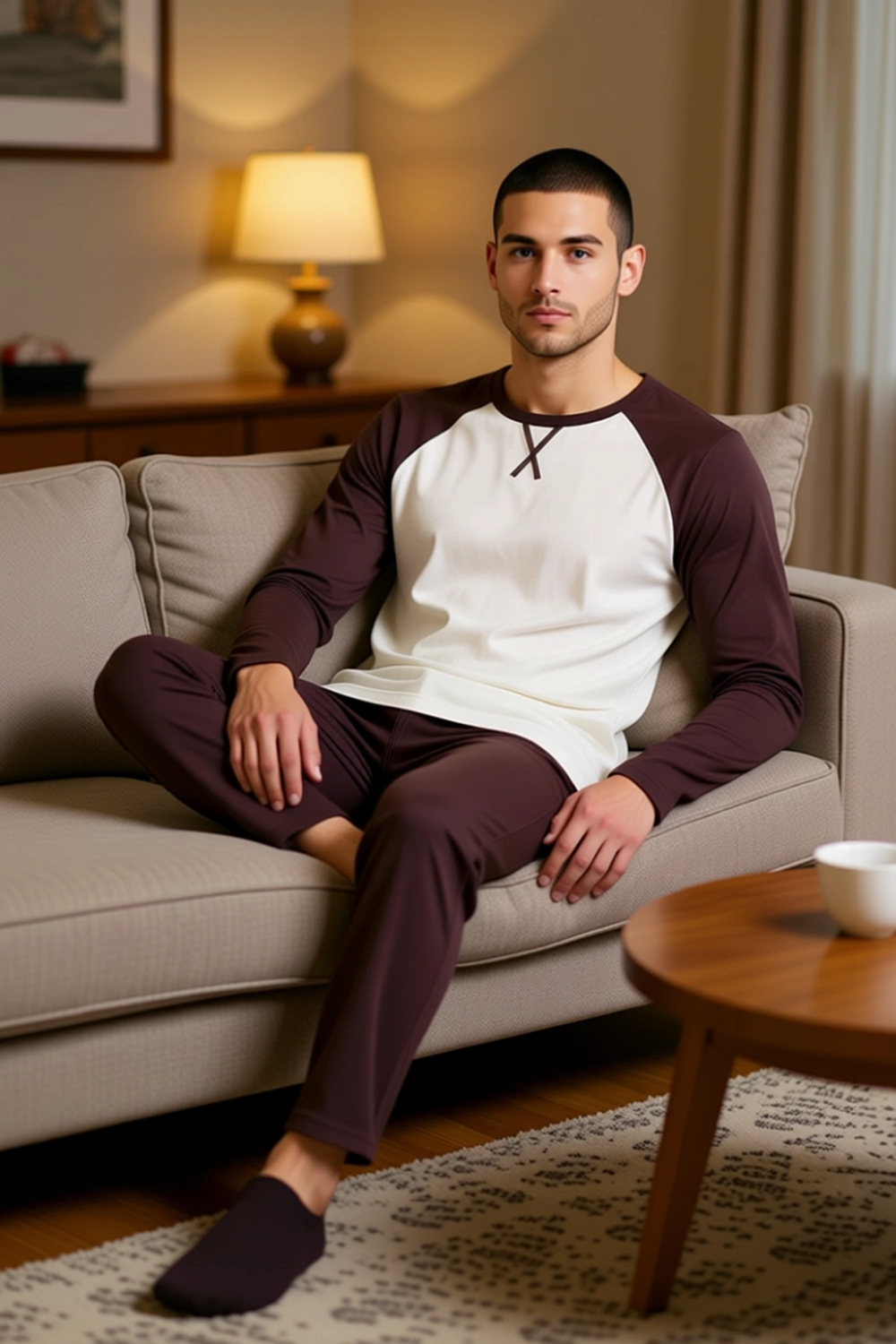Kadın Bisiklet Yaka Reglan Kol Pijama Takımı Fonksiyonel Dayanıklı Kaliteli Konforlu Rahat