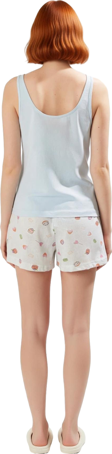 Kadın Tatlı Baskılı Pijama Takımı Fonksiyonel Dayanıklı Kaliteli Konforlu Estetik Premium Şık