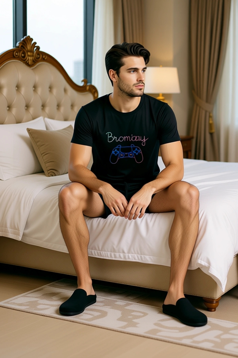 Erkek Oyun Temalı Pijama Takımı Fonksiyonel Dayanıklı Kaliteli Konforlu Estetik Premium Şık