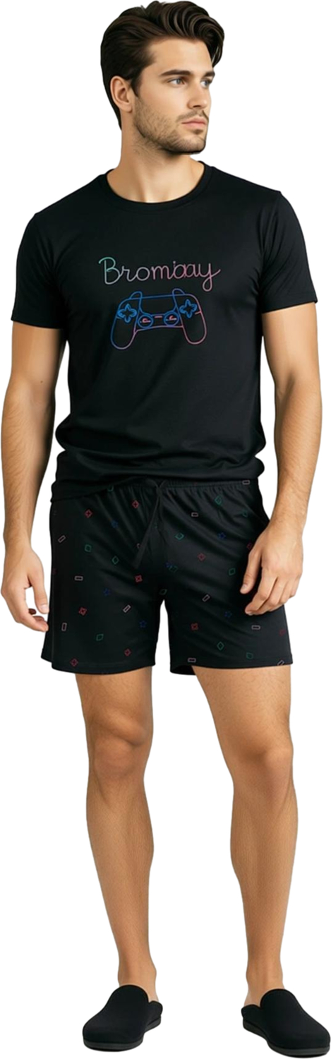 Erkek Oyun Temalı Pijama Takımı Fonksiyonel Dayanıklı Kaliteli Konforlu Estetik Premium Şık