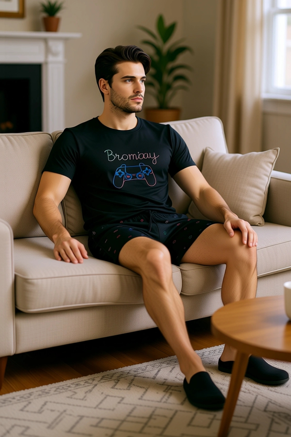 Erkek Oyun Temalı Pijama Takımı Fonksiyonel Dayanıklı Kaliteli Konforlu Estetik Premium Şık