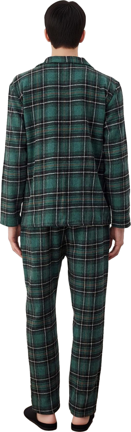 Erkek Flanel Ekose Pijama Takımı Gömlek ve Pantolon Fonksiyonel Dayanıklı Kaliteli Estetik