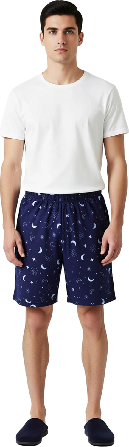 Erkek Galactic Dream Pijama Takımı Bisiklet Yaka Standart Kol Fonksiyonel Dayanıklı Modern