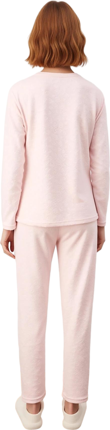 Kadın Kalp Desenli Pijama Takımı Fonksiyonel Dayanıklı Kaliteli Konforlu Estetik Premium Şık