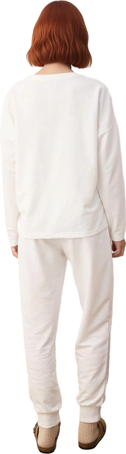 Kadın Kış Temalı Nakışlı Lounge Pijama Takımı Fonksiyonel Dayanıklı Kaliteli Konforlu Spor